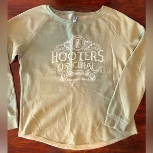 Sage Green Original Hooters Women’s Sweatshirt M